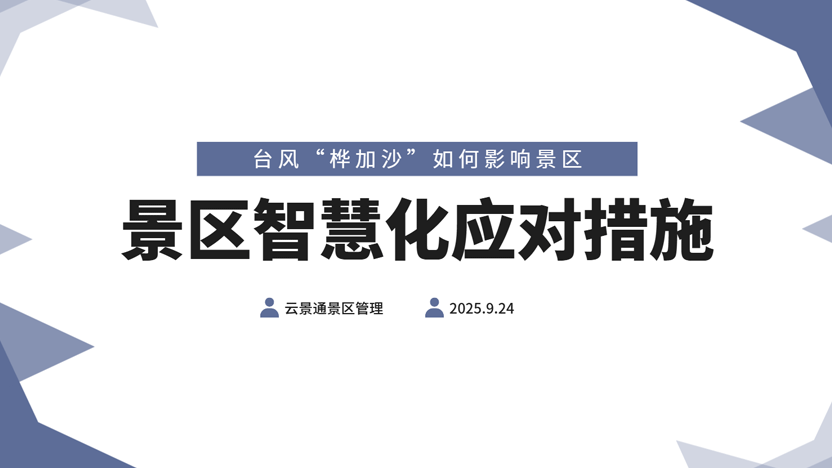 台风“桦加沙”如何影响景区？智慧景区该如何应对？插图