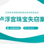 就卢浮宫珠宝失窃案分析博物馆管理系统的重要性缩略图